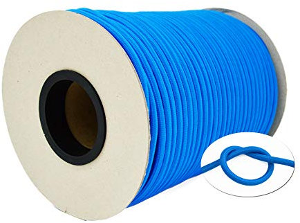 Roban Fashion Blau Expanderseil 6mm 30meter Spanngummi Planenseil Gummiseil Gummischnur Gummileine Spannseil Seil Plane (6mm,30m)