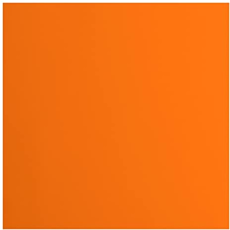 Vaessen Creative Florence Cardstock Papier, Orange, 216 Gramm/m², Quadratisch, 30,5 x 30,5 cm, 20 Stück, Glatt, für Scrapbooking, Kartenherstellung, Stanzen und andere Papierbasteleien