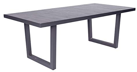 LC Garden »Bailado« Keramik Esstisch V-Fuß Anthrazit 200x100x75cm Gartentisch