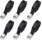 Sangles d'arrimage 1M, Lot de 6 Sangle de Serrage Largeur 25MM, Sangles d'arrimage avec Boucle, Sangle à Charge Maximale 250kg, Sangle Moto Remorque pour Moto, Porte-vélos