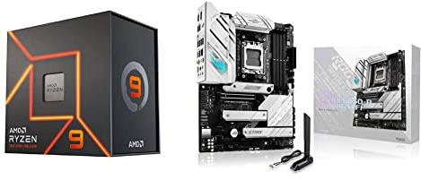 AMD Ryzen™ 9 7900X 12-Core, 24-Thread Unlocked Desktop Processor ASUS ROG Strix B650-A Gaming WiFi 6E AM5(LGA1718) Ryzen 7000 Motherboard(12+2 Power Stages,DDR5,3xM.2 Slots,PCIe® 4.0, 2.5G LAN)