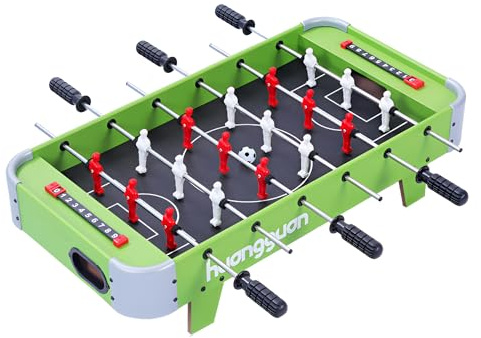 COCOSY Mini Tischkicker 61cm, mit 2 Bällen und Punkteanzeige - Tischfußball für Kinder und Erwachsene Geschenk Euro Fußball 2024 Partys