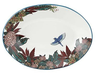 Maxwell y Williams, cuenco de servir ovalado de cerámica, 32 x 23 x 5,5 cm, cocina, cuencos, ensaladera