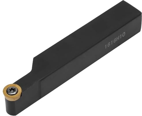 1 Stück SRAPR1616H10 CNC Drehwerkzeughalter+10 Stück RPMT10T3MO Klingen, Hartmetall Radius Drehstahl, Drehmesser Drehmeißel mit Wendeschneidplatten Rund