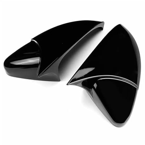 Außenspiegelkappe Für VW Für GOLF 7 MK7 MK 7,5 R Für GTI 2014-2019 Auto Außentür Rückspiegel Abdeckung trim Aufkleber Auto Spiegelkappen(Gloss Black)