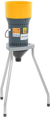 Wiesenfield Molinillo de Grano Eléctrico con Potencia de 1300 W Eficiencia de 300 kg/h y Soporte Triturador de grano profesional Molino para pienso de animales