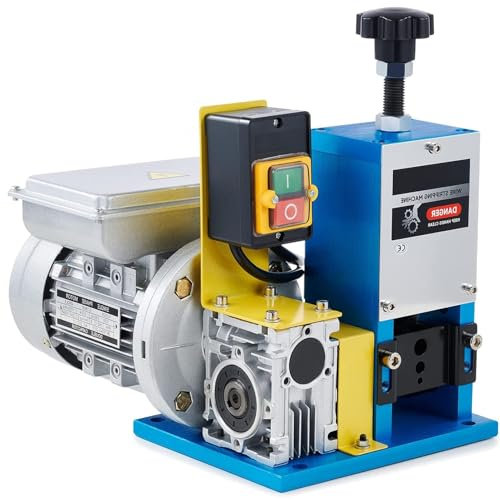 STWBHW Máquina peladora de Cables eléctrica, máquina peladora de Cables automática, Pelacables eléctrica de 0,06 a 0,98 Pulgadas (1,5 a 25 mm), Herramienta peladora de Cables motorizada