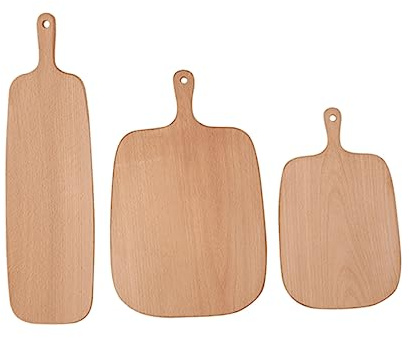 Wooden Cutting Board Irregular Shape with Hanging Hole for Kitchen