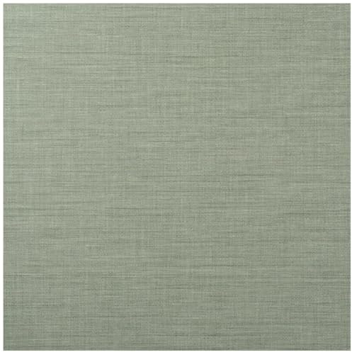YöL Akina Texture Sage Green Wallpaper - Luxury Fabric Effect Linen Texture - Light Bedroom Contemporary Modern - Olive Green Home Decor - Vinyl Paste The Paper
