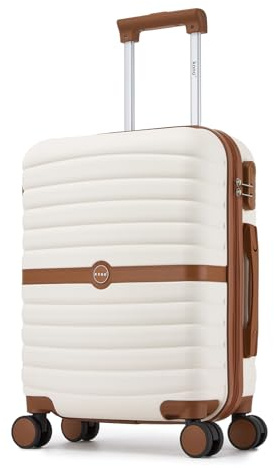 Kono Cabin Hard Shell Suitcase, Lightweight ABS+PC Carry On Hand Luggage