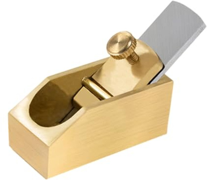 Itkcozcg Wood Planer Hand Tool Flat Bottom Thumb Plane Woodworking Planer Violin Plane Cutter Manual Push Planing Hand