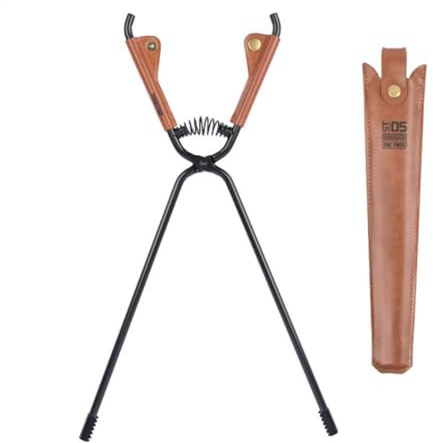 ISTOVO Pinzas para Chimenea Al Aire Libre con Cubierta de Manejar de Sintético, Pinzas para Fogatas de Camping Resistentes Al Óxido y Al de Acero Al Carbono