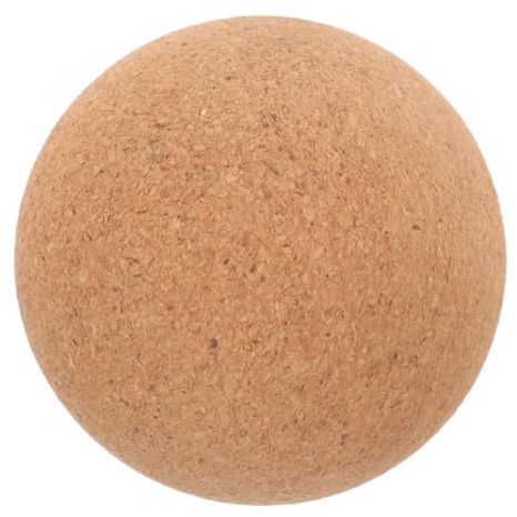 CLISPEED Kork-massageball für Yoga Fitness und Entspannung Kleiner Yoga-roller zur Muskelentspannung Fußmassageball für Nacken Rücken und Arme Praktisches Massagegerät aus Kork