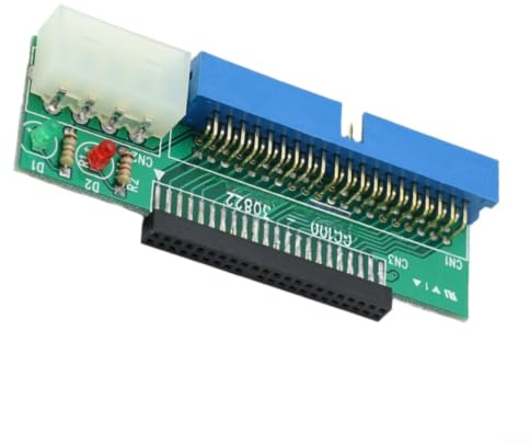 NiuLumea Adaptateur IDE 40 broches 25 à 35 pouces pour disques durs, convertisseur d'ordinateur portable vers disque dur de bureau avec LED de diagnostic, installer