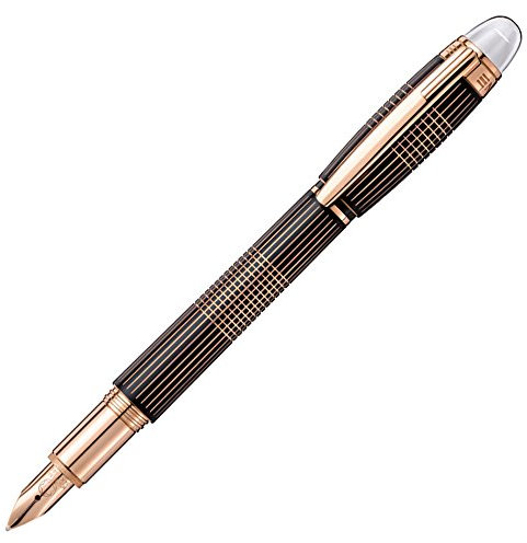 BRAND NEW GENUINE MONTBLANC STARWALKER RED GOLD METAL FOUNTAIN PEN 106867