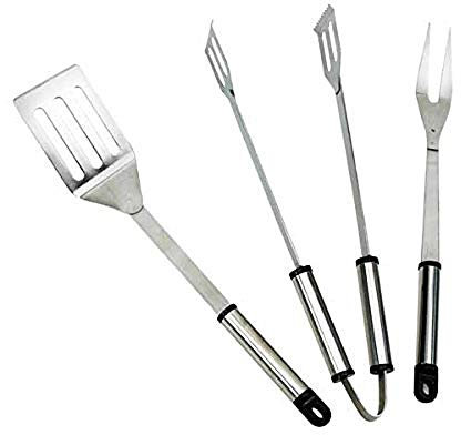 Landmann 0204 Stainless Steel Stainless Steel Barbecue Tool Set (3 Pieces)