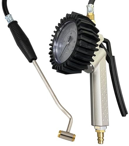 Reifenfüller geeicht 0-12 bar mit Tankstellenstecker/Profi/Industrieausführung