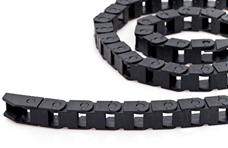 Energiekette 10 x 10 mm: Gesamtlänge: 1,02 m (5 Segmente á 204 mm, inkl. Anfangs-und Endglied)