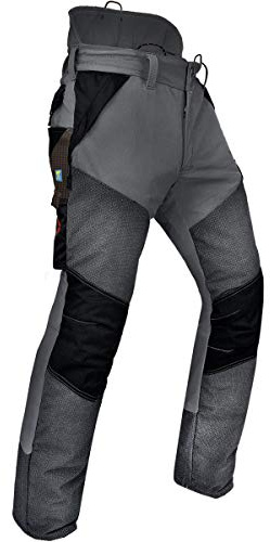 Pfanner Schnittschutzhose Kev-Extrem Klasse 1, Farbe:grau, Größe:XL (langgr.)