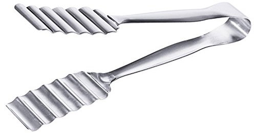 Spargelzange aus Edelstahl 18/10, Griff aus Edelstahl 18/0 / Länge: 20 cm | ERK