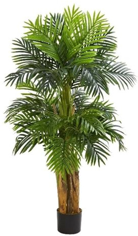 Nearly Natural 5ft. Triple Areca Palm Artificial Tree