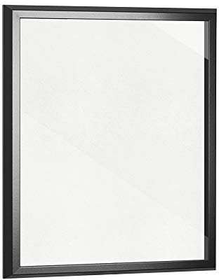 Bildershop-24 Objektrahmen 2 cm tiefer Bilderrahmen VARIANTO35 60x80 cm Schwarz matt mit Passepartout