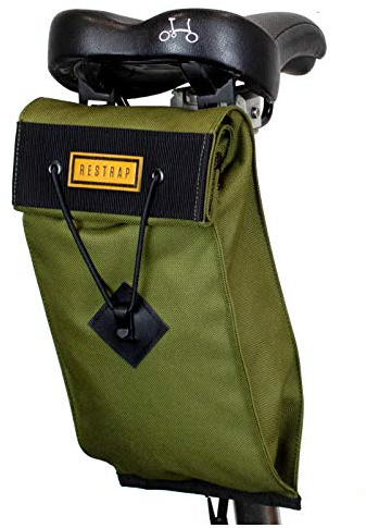 Strap Saddle Bag Satteltasche für Erwachsene, Unisex, Oliv, 2 l
