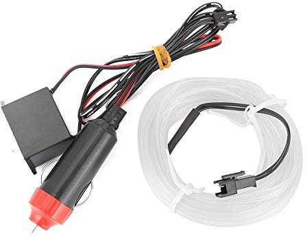 Striscia LED per interni auto e illuminazione ambientale EL per auto - Luce fredda flessibile per la modifica del veicolo, lampada decorativa impermeabile, universale per migliorare l'um