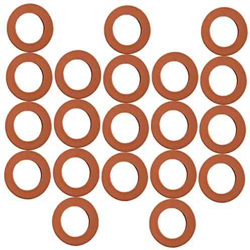 Cabilock 50pcs Garden Hose Washers Rubber Gasket Hose Repair Kit for Faucet Plumbing Washers Assorted
