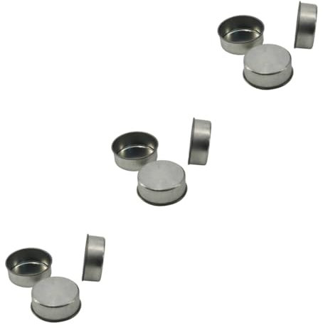 NUOBESTY 30stücke Teiliges Teelicht- Aus Elegantes Design Für Kerzenherstellung Vielseitig Einsetzbar Für Kosmetikproben Und Handgemachte Cremes Aus Hochwertigem Verzinktem
