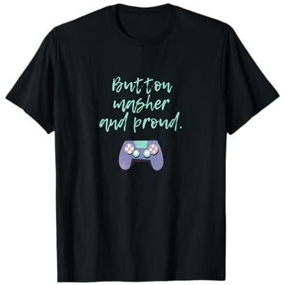 Presse-purée et bouton de manette de jeu amusant pour enfant T-Shirt