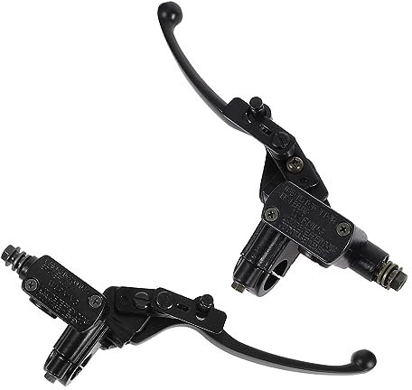 Gogogmee Hydraulik Bremshebel Rechts Und Links Für Atv Hauptbremszylinderhebel Lenkerbremshebel Hydraulischer Bremsgriff Langlebig Und Installieren