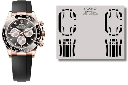 NOOYO Schutzfolie für Rolex Daytona 126515 Oysterflex Schutz für Gehäuse und Schließe