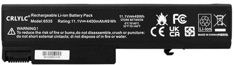 CRLYLC TD06 TD09 HSTNN-UB68 HSTNN-UB69 Batterie pour HP EliteBook 6930p 8440p 8440w HP ProBook 6450b 6455b 6540b 6545b 6550b 6555b Compaq 6530b 6730b 6735b HSTNN-UB69 HSTNN-IB68 IB69 Battery