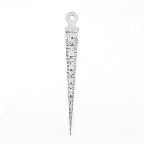 Spessimetro a Lamelle, Spessimetro a cuneo Gap Gauge Liquidazione Righello Righello in acciaio Calibro di riempimento Calibro di spessore Sonde di misurazione Strumento di misurazione 'apertura Per mi