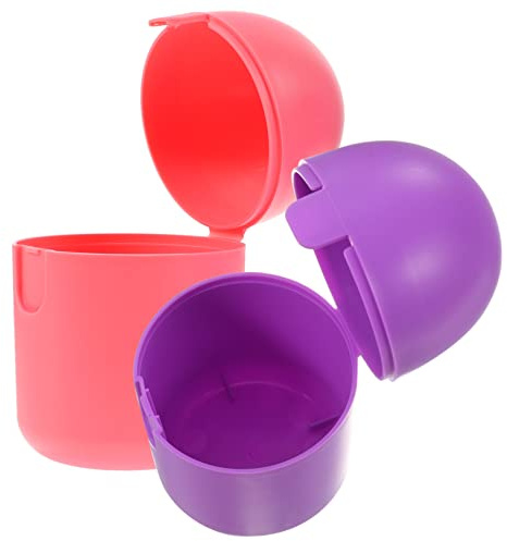 KOCKSHION 2 Stück Mikrowellenfester Aufbewahrungsbehälter Für Menstruationstassen Bpa Frei Tragbar Hitzebeständig Organisator Für Damen Hygieneartikel Persönliche Gegenstände