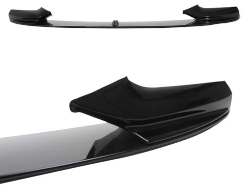 JOM Frontspoiler Lippe kompatibel mit BMW 5er F10 Limo F11 Touring 2010-2017 schwarz glänz