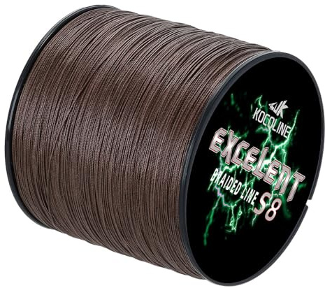 KoColine 8 Strand Braided Fishing Line 300m 500m 12lb-100lb Super Strong PE Braid Abrasion-Resistant Ultra Smooth 8x Braid Line