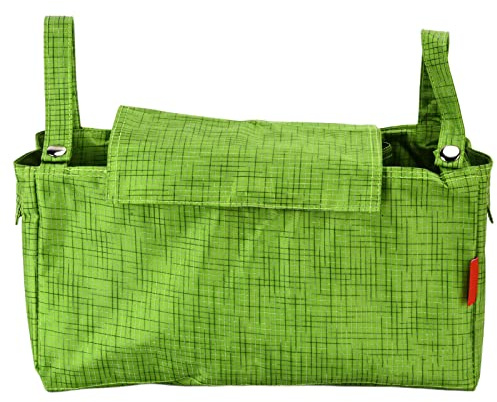 Wangcmcol Organizador para Cochecito de bebé, de poliéster, Multifuncional, Impermeable, para Colgar. Bolsa de Almacenamiento para mamás. (Fruta Verde)