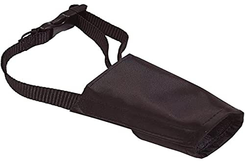 Muselière en nylon réglable taille 1 (Caniche nain, Teckel, Westie, Cairn Terrier...)