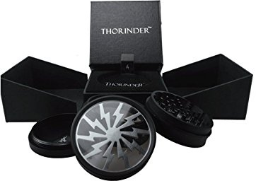 Thorinder Kräutermühle, 60 mm, 4-teilig, silberfarben
