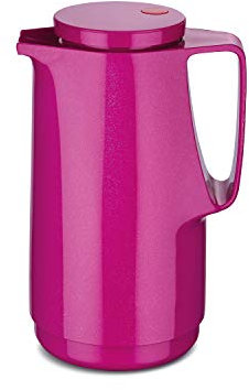 ROTPUNKT Isolierkanne 1L - Premium Kaffekanne Made in Germany I Hält bis zu 24 Std heiß I Warmhaltekanne für Kaffee und Tee (Maxima 760, Sparkling Pink)
