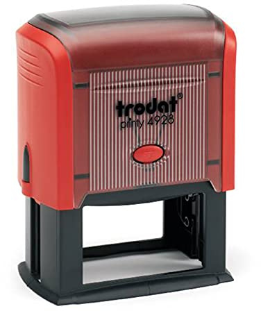 Stempel Trodat Printy 4928 (60x33 mm), für 9 Zeilen, in verschiedenen Farben, gleich Online gestalten!!! (rot)