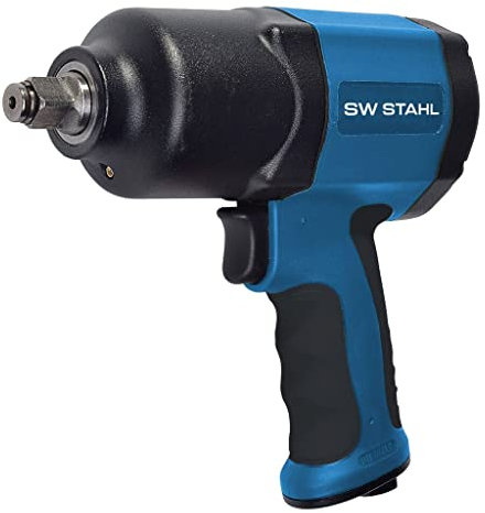 SW-Stahl S3269 Druckluft-Schlagschrauber I Vierkant 1/2 Zoll I max. Lösedrehmoment 1450 Nm I Werkstatt Druckluftwerkzeug