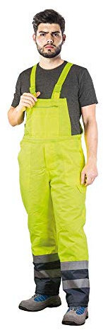 Reis BLUE-YELLOW-B_2XL Winter-Latzhose Hose, Gelb-Dunkelblau, 2XL Größe