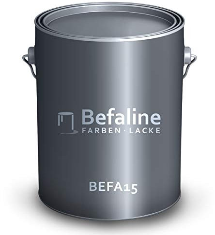 Befaline © BEFA-15 Premium 1K PU Klarlack für Holz & Metall I 2,5 Liter Schwarz glänzend I strapazierfähiger Bootslack, Treppenlack & Parkettlack für innen & außen I UV-Schutz ohne Vergilben