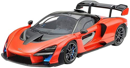 TAMIYA 24355-000 McLaren 1:24 Senna, originaltrogen kopia, modelltillverkning, plastbyggsats, hantverk, hobby, limning, modellbyggsats, montering, omålad, röd, medel