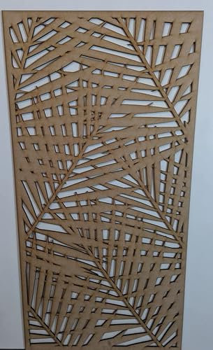 LaserKris Dekoratives Sichtschutzgitter für Heizkörper, 6 mm dick, MDF-Platte (verschiedene Größen), T20E-Muster (300 mm x 620 mm, ungrundiert)