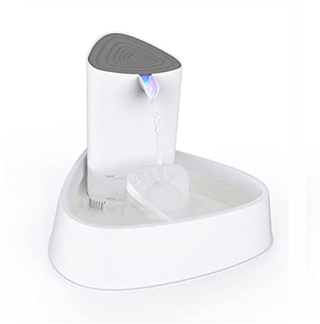 Pet Water Dispenser Automatic Drinking Fountain Cats and Dogs Transparent Drinking Fountain with Super Quiet Pump Easy to Clean Great for Cats and Dogs