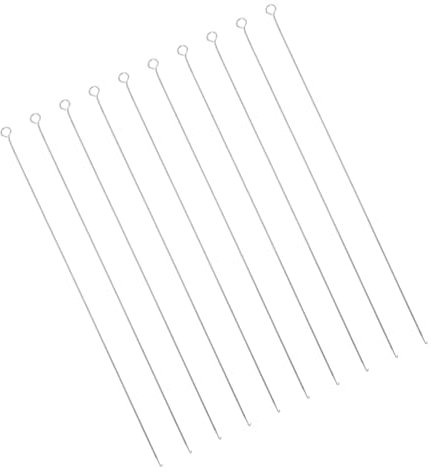 Operitacx 10pcs Beaded Tools and Stringing Needles 0.8mm Thin DIY Beading Hooks for Jewelry Making, 17cm Length, Suitable for Craft Bead Stringing and Accessories